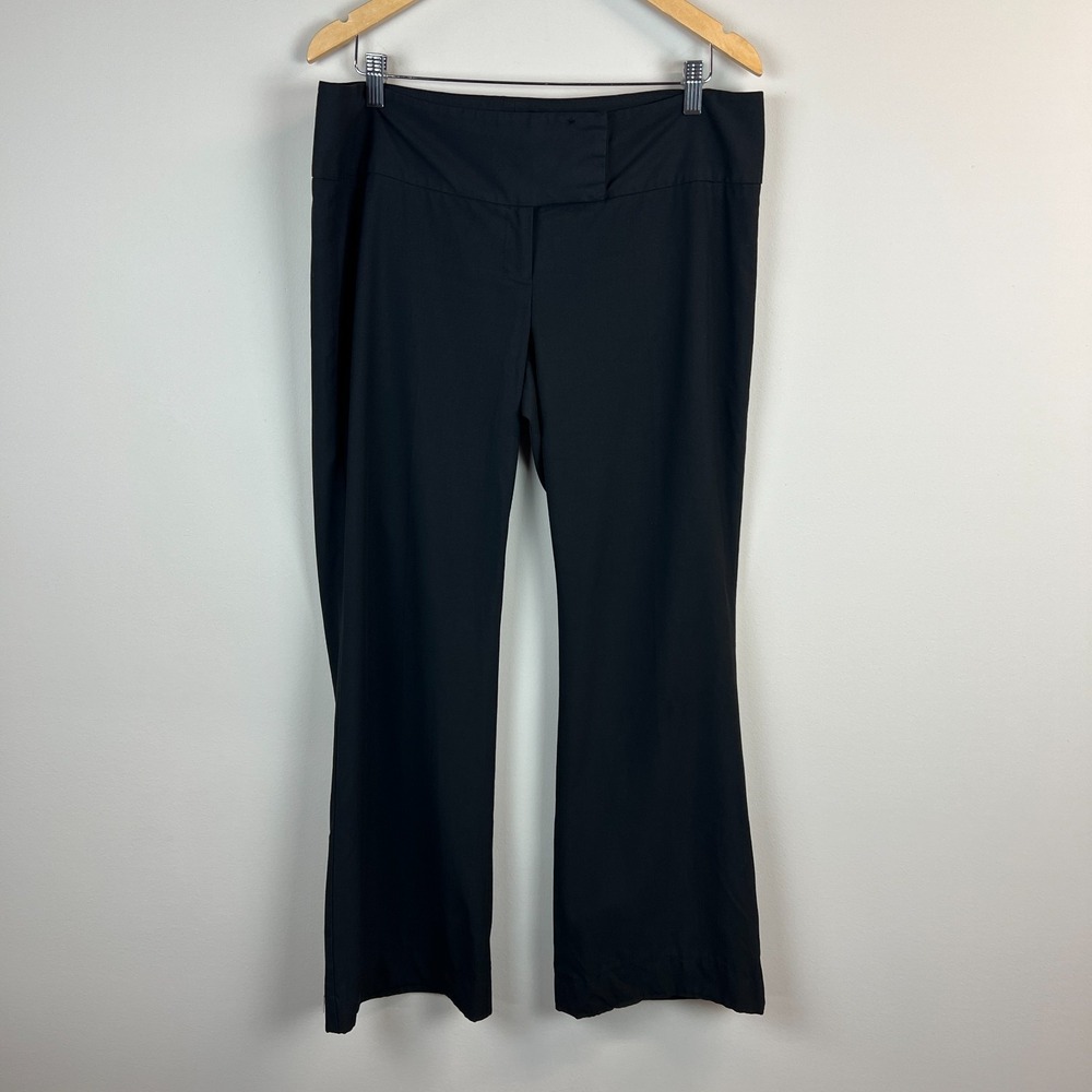 The Limited Drew Fit Dress Pants Womens 12 Black Bootcut Office Career Classic